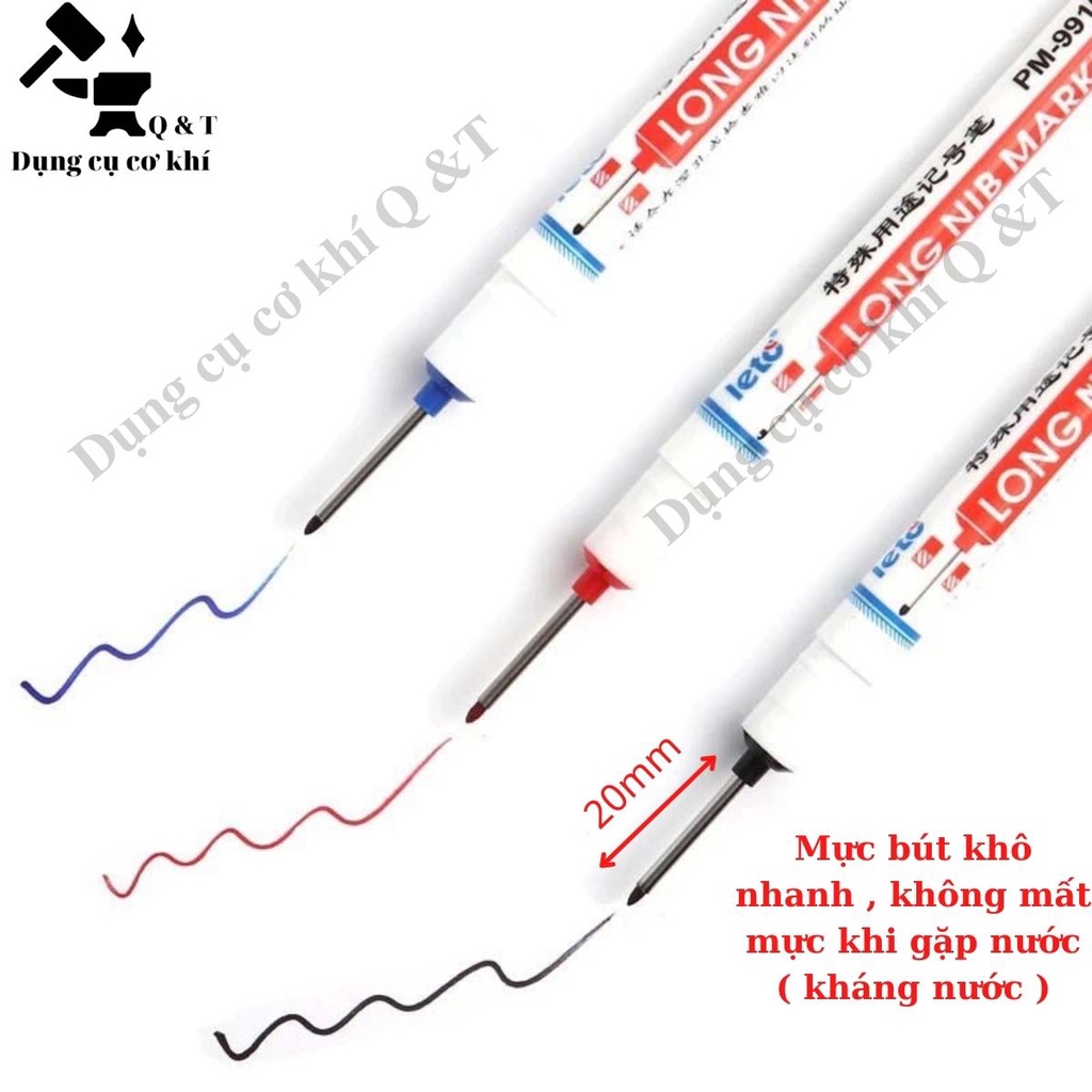 Bút đánh dấu ngòi dài , Bút lấy dấu kháng nước đa năng
