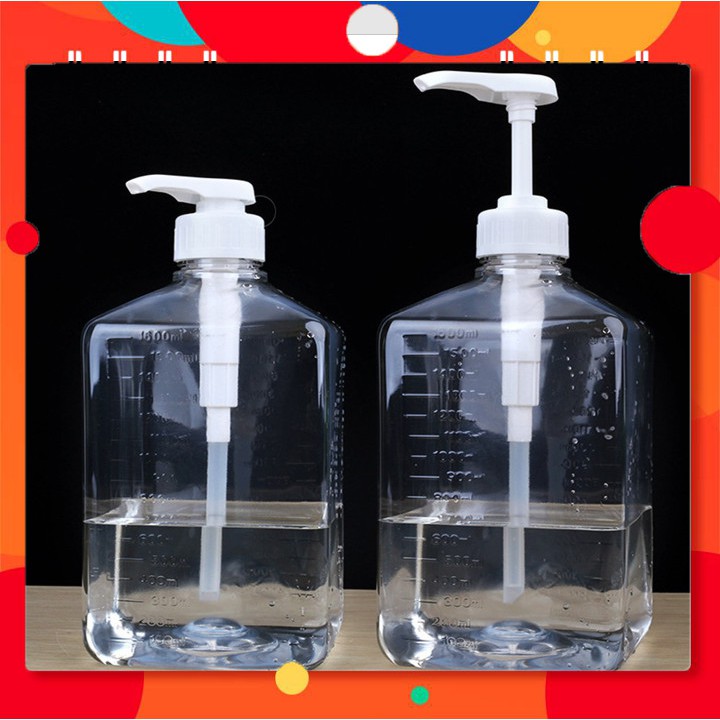 Bình bơm thủy tinh có vòi định lượng 100ml, 80ml đựng dung dịch lỏng, siro, đường, sữa tắm, (đã kèm vòi)