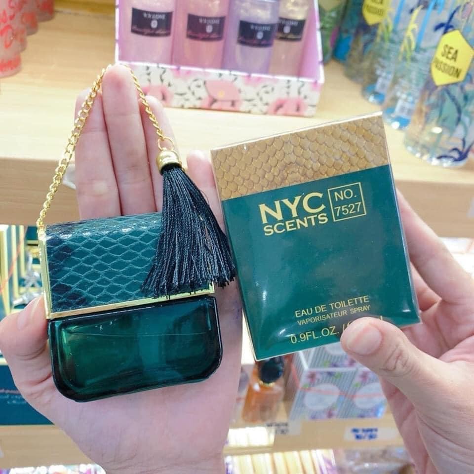 NƯỚC HOA TÚI SÁCH, Nước hoa NYC SCENTS mùi thơm ngọt ngào, nhẹ nhàng No7527, SHOP NƯỚC HOA NỮ, nước hoa mini giá rẻ | BigBuy360 - bigbuy360.vn