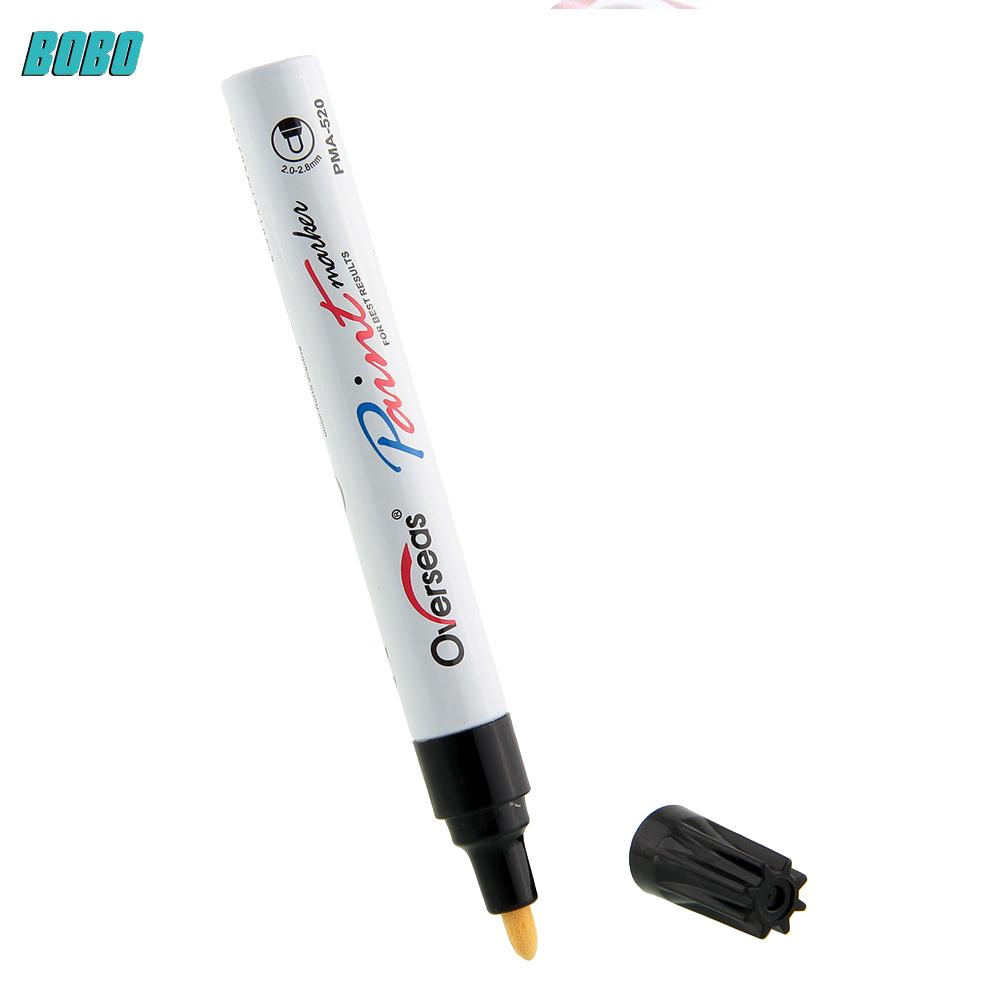 White Universal Waterproof Rubber Metal Permanent Paint Marker Pen Car Tyre Tread Environmental Tire Pen free shipping