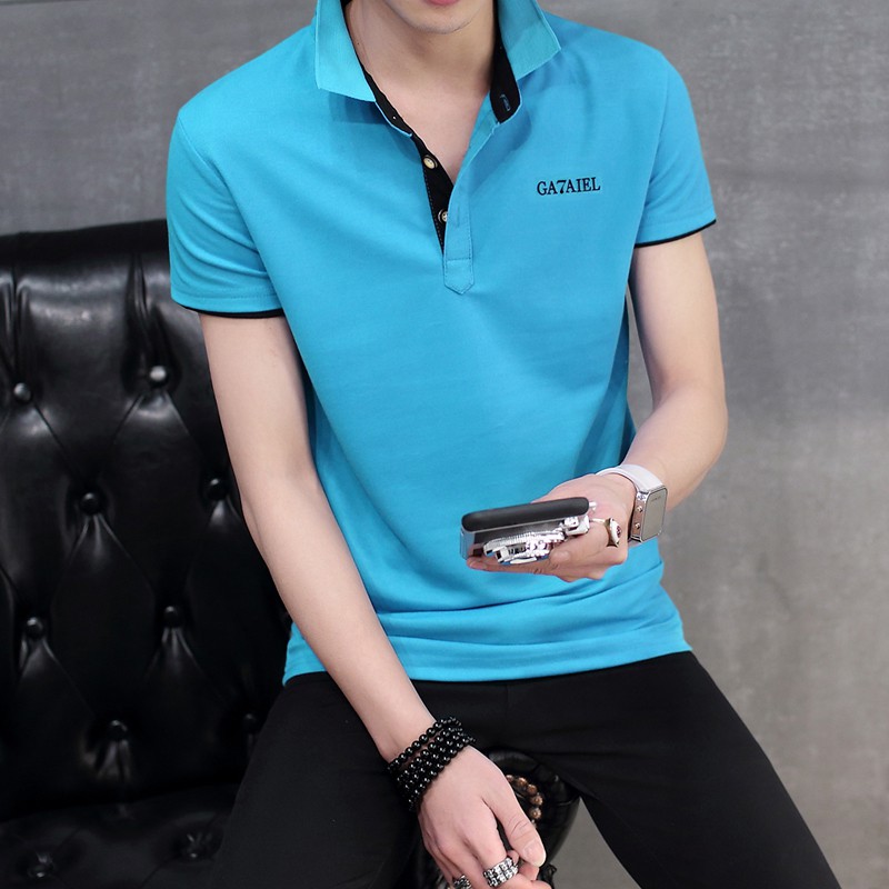 Áo phông nam có cổ ngắn tay thời trang hàn quốc trẻ trung đẹp | BigBuy360 - bigbuy360.vn