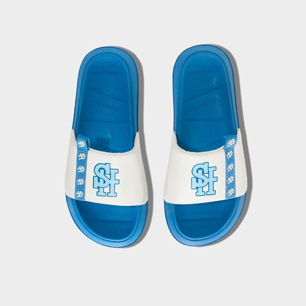 SHONDO | Dép Shondo Trendy III in chữ SH đế xanh phối quai trắng TRE3501