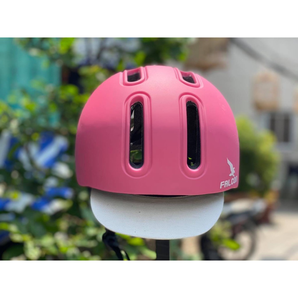 NÓN THỂ THAO POC F05 MÀU HỒNG TRƠN TẶNG TÚI VÀ HỘP