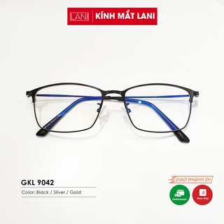 Gọng Kính Cận Unisex Kim Loại Lani 9042 - Lắp Mắt Cận Theo Yêu Cầu