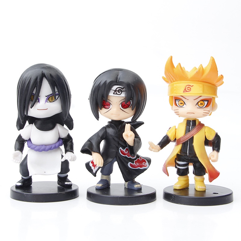 Combo Nguyên Set 12 Mô Hình Nhân Vật Trong Naruto Mẫu 02 - Cao 8cm