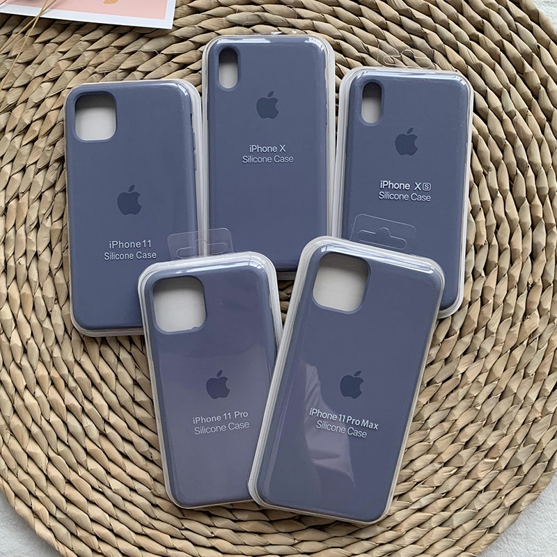 {Phiên bản tốt nhất, chất lượng tốt nhất} Ốp lưng silicon màu xám tím cho Iphone Se2 Ip11 Pro Max Iphone 6s 7plus 8p I6