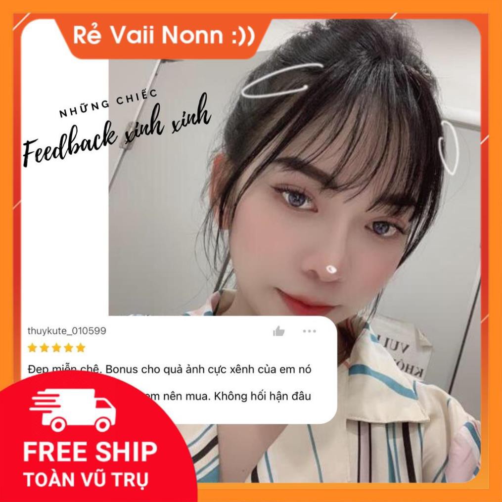 Combo tóc mái thưa + Búi Phồng- Tóc mái thưa Hàn Quốc