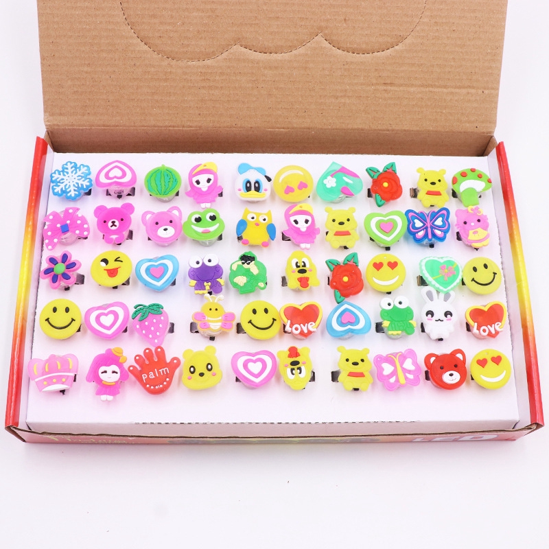 Nhẫn đèn LED MOSOWORLD hoạ tiết hoạt hình đáng yêu thời trang dành cho trẻ em