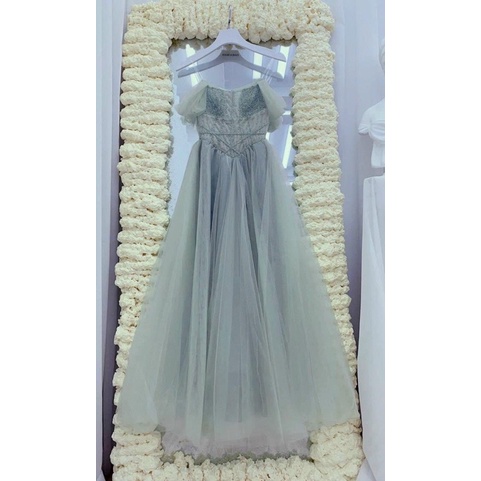 Đầm dự tiệc công chúa 2 dây kết cườm TRIPBLE T DRESS size M/L - MS289V