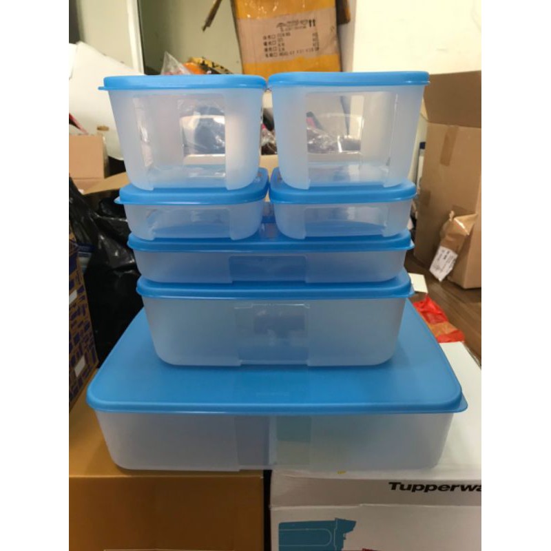 Set 7 hộp ngăn đông tupperware ♥️ bộ trữ đông ♥️ tup