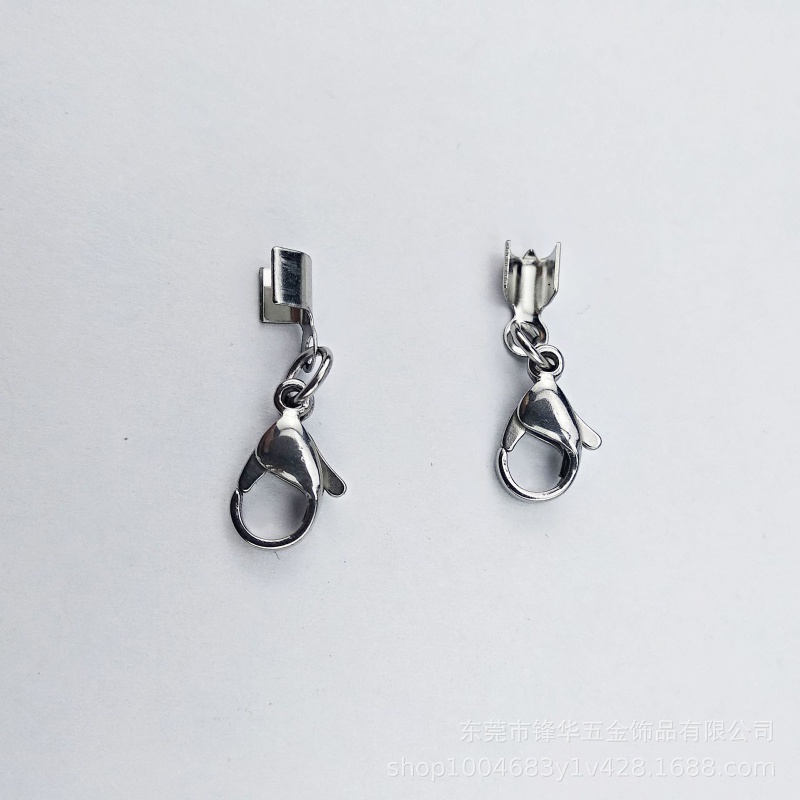 Set 10 Móc Kẹp Càng Cua Bằng Thép Không Gỉ Dùng Làm Trang Sức DIY