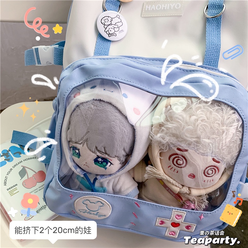 Balo đựng doll 10cm 15cm 20cm - Balo đi học ulzzang phong cách Hàn Quốc