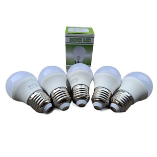 Bóng đèn led búp tròn led bulb đui e27 g45 5w nova led đủ công suất