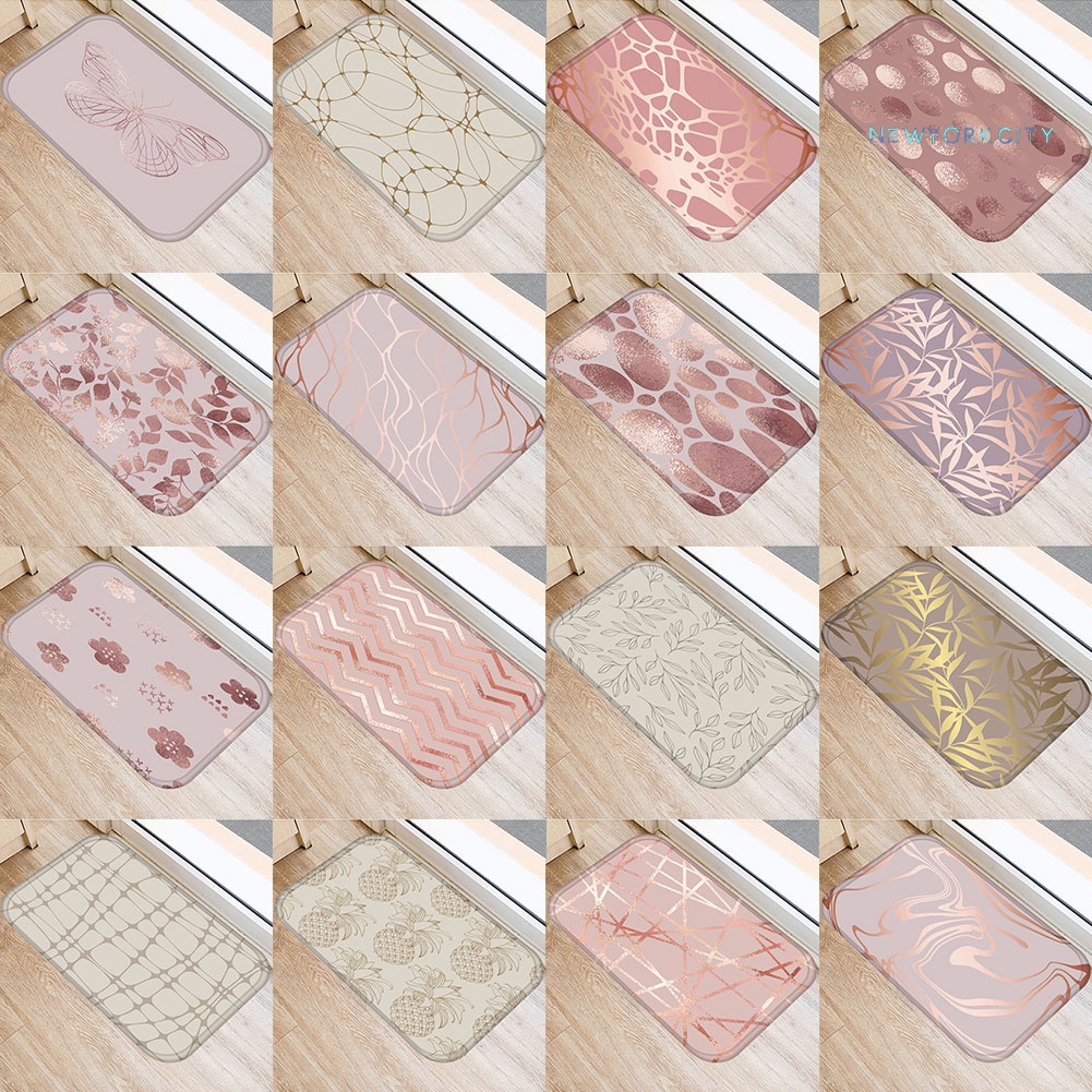 Thảm lót cửa chùi chân Chống Trượt Hình Bướm Dành Cho Gia Đình