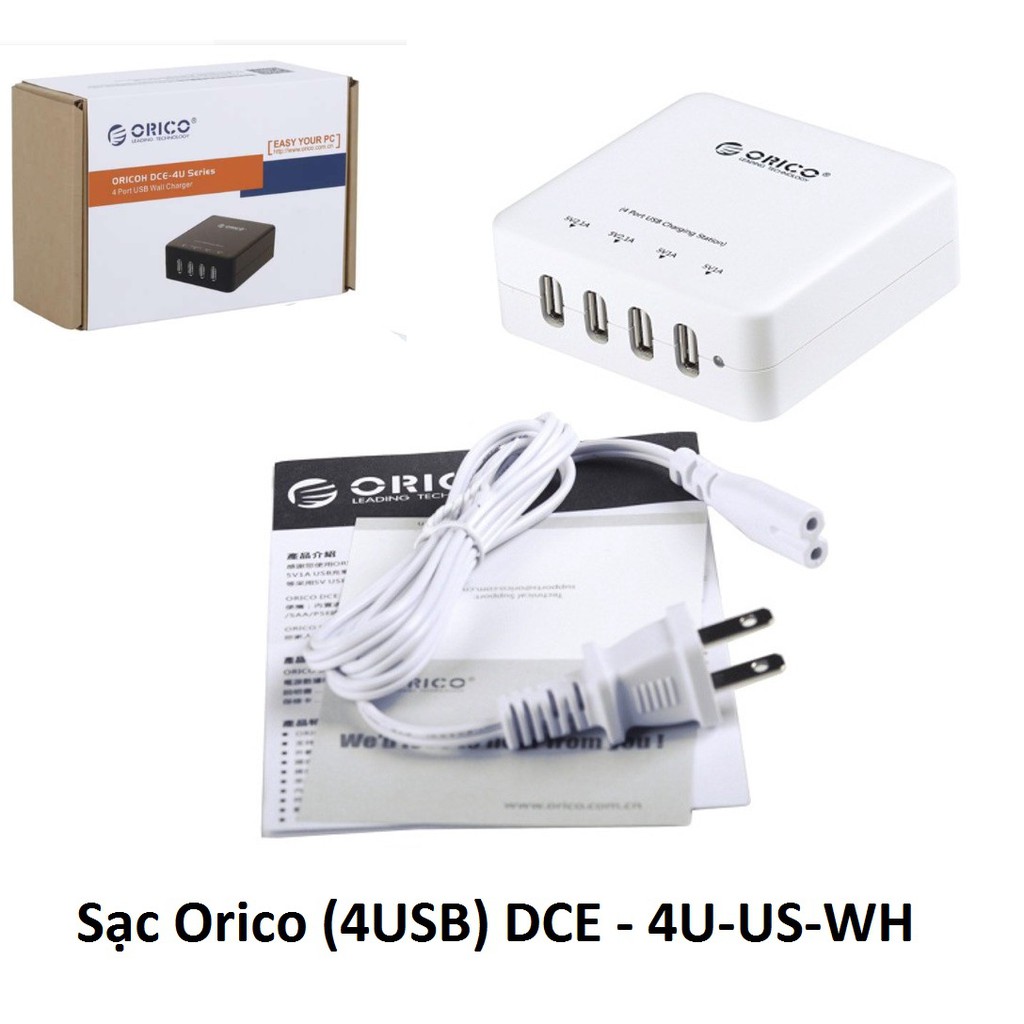 Cốc sạc Orico DCE-4U