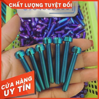 Ốc lốc máy titan gr5 exciter 150 full lốc 21 con
