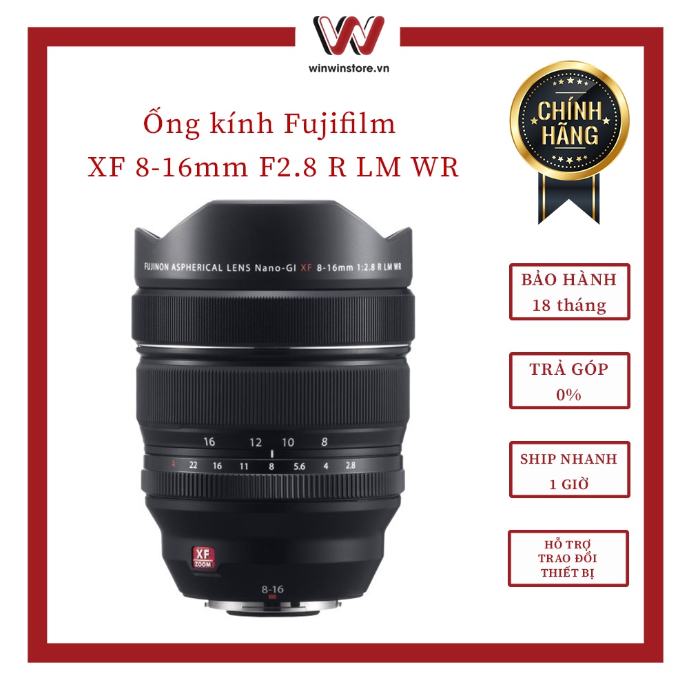 Ống kính Fujifilm XF 816mm F2.8 R LM WR