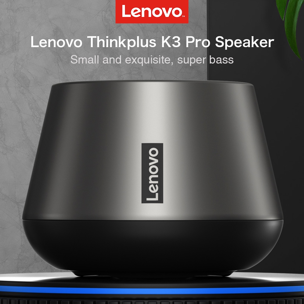 Loa bluetooth 5.0 Lenovo Thinkplus K3 Pro nhỏ gọn âm trầm sâu không dây dùng ngoài trời/chơi thể thao tuổi thọ pin dài