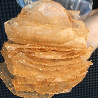 Bánh tráng muối tỏi cay