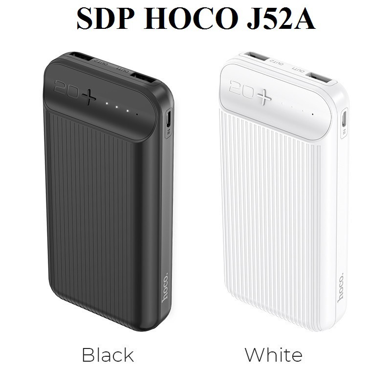 SẠC DỰ PHÒNG CHÍNH HÃNG HOCO 20.000mAh | Đa Cổng - Tốc Độ Đầu Ra Lên Đến 2.1A | Lỗi 1 Đổi 1 - 11000