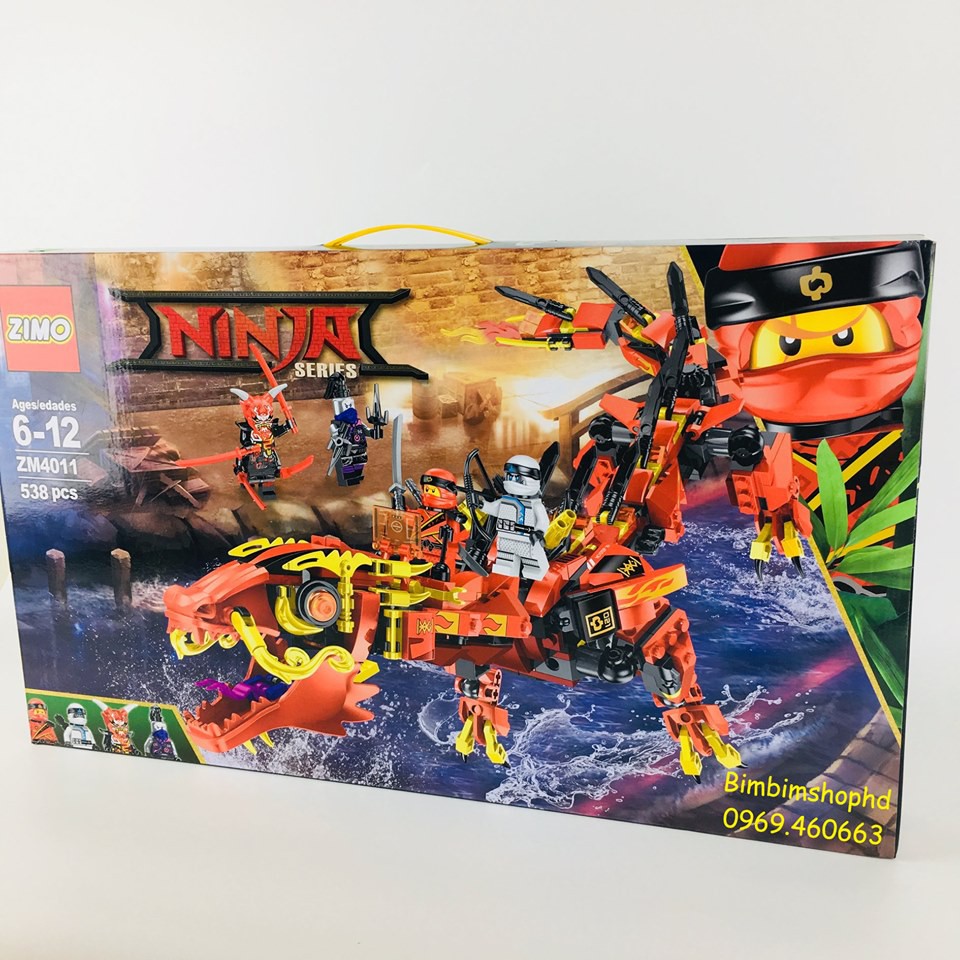 Lego Ninjago Rồng Vàng Siêu Hạng. Chiến Bình Rồng Vàng. Đồ chơi xếp hình cho bé trai hàng đẹp