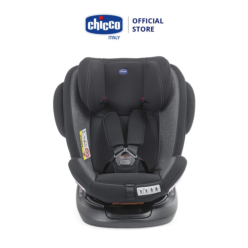 Ghế ngồi ô tô Chicco Unico Plus Isofix 0-12Y xoay 360˚ Đen Shadow