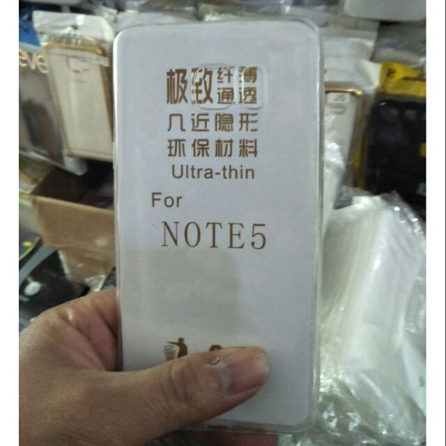 Ốp dẻo trong suốt cho Samsung note 5