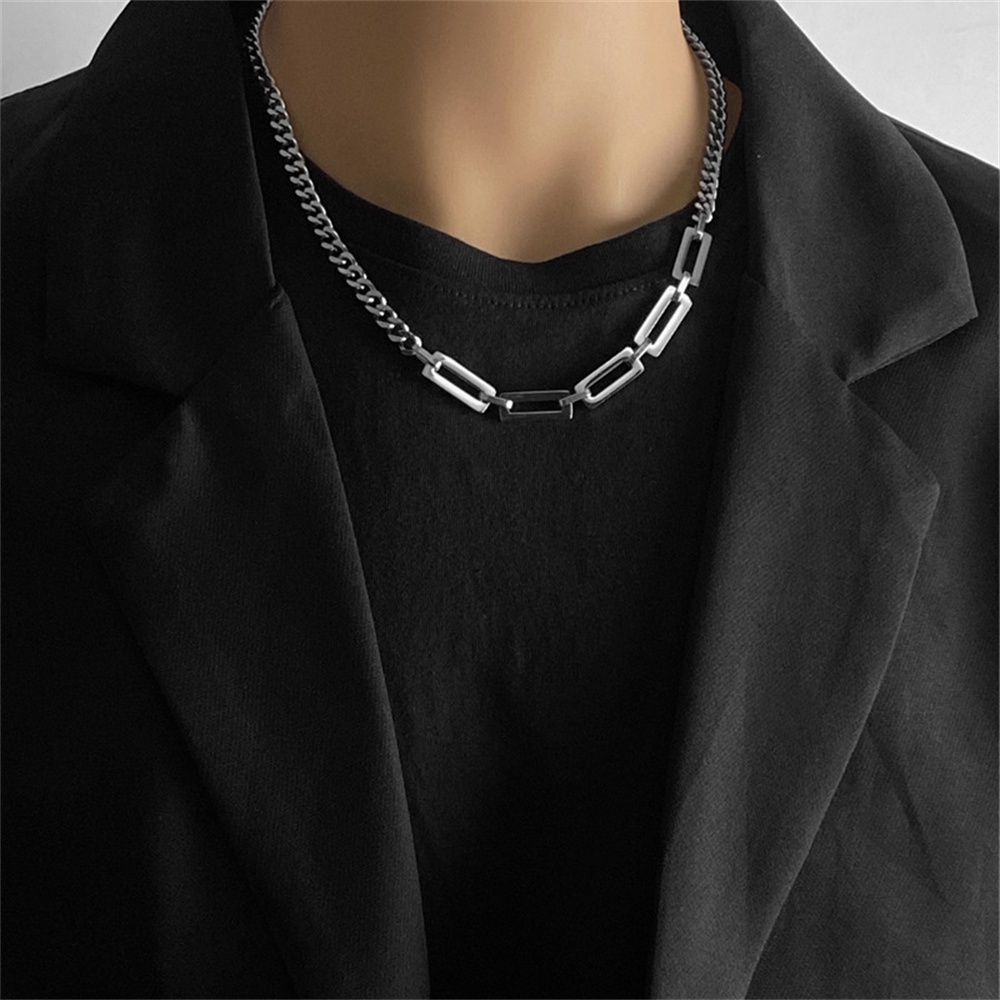 Vòng cổ Thép Titan Phong Cách Hip hop Thời Trang Cho Cặp Đôi