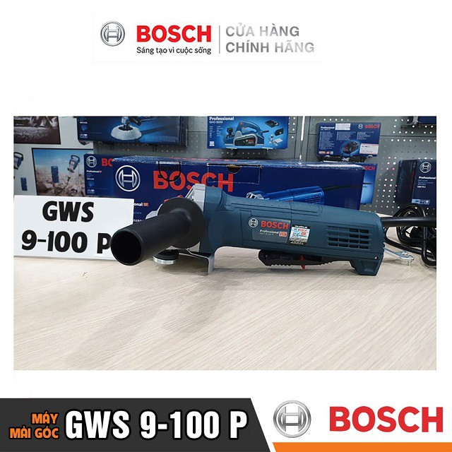 [CHÍNH HÃNG] Máy Mài Góc Bosch GWS 9-100 P (100MM-800W) Giá Đại Lý Cấp 1, Bảo Hành Tại Các TTBH Toàn Quốc