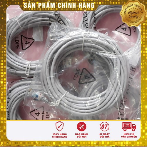 Dây Cáp Mạng Bấm Sẵn 2 Đầu KINGMASTER dài 1.5M - 2M- 3M - 5M - 10M UTP CAT 5E