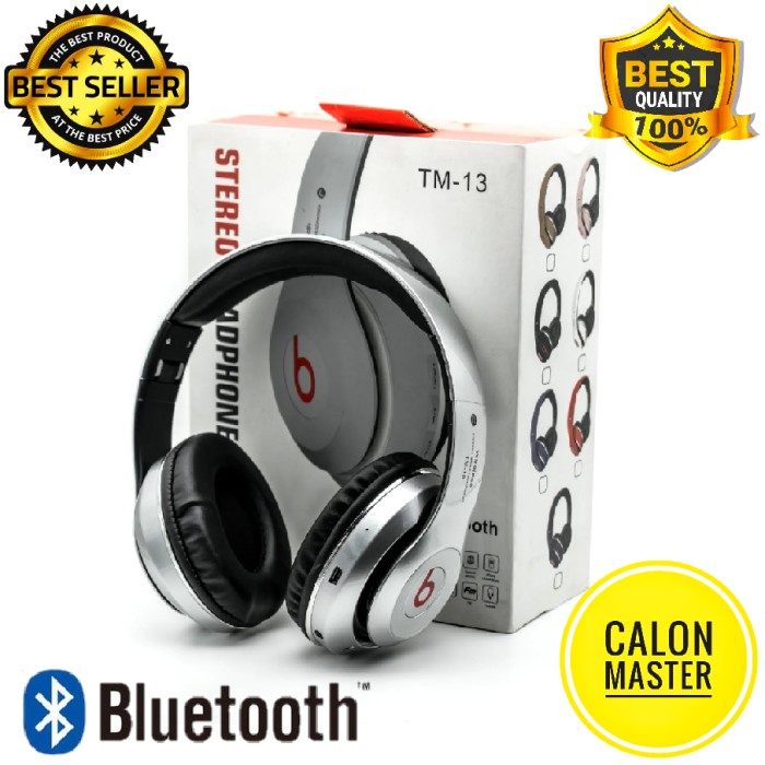 Tai Nghe Chụp Tai Bluetooth Beat TM13 Âm Thanh Siêu Trầm Chất Lượng Cao