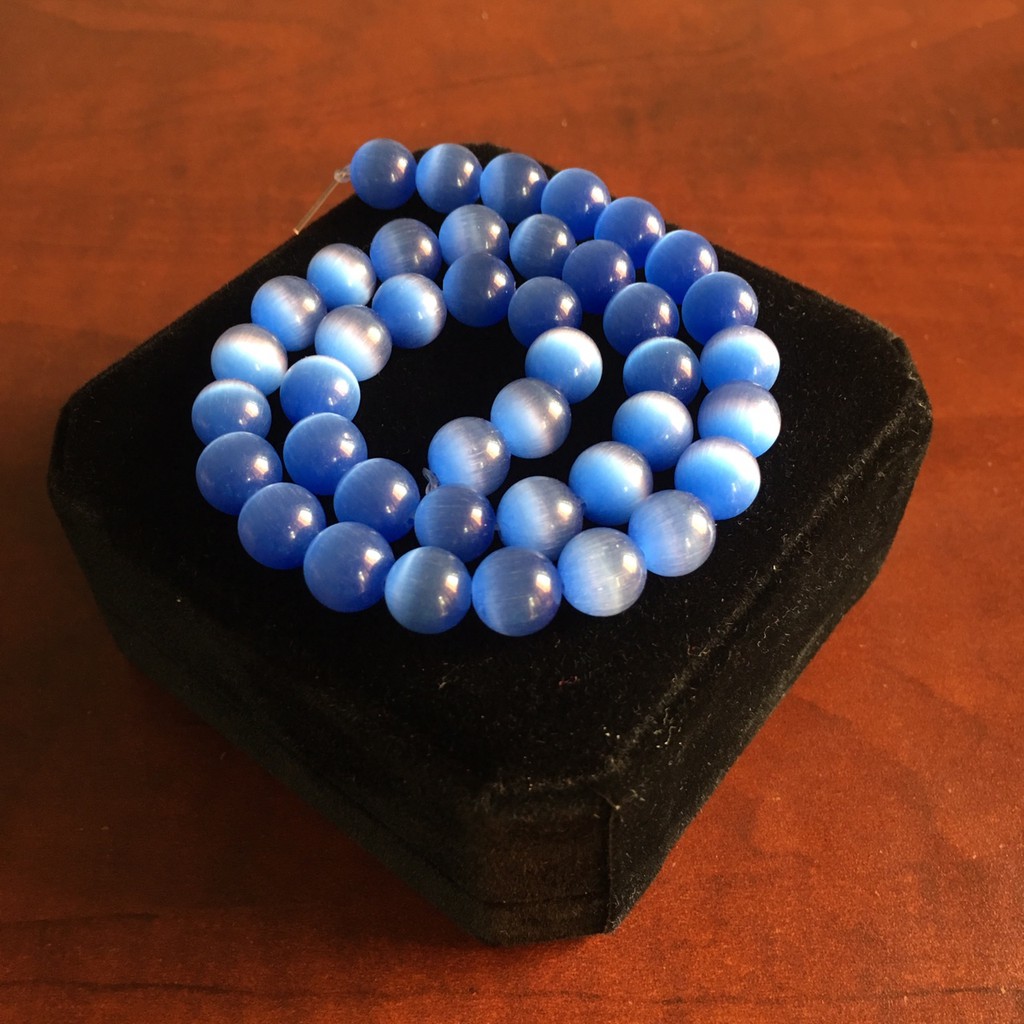 Đá Mắt Mèo Tự Nhiên Màu Xanh Nhạt