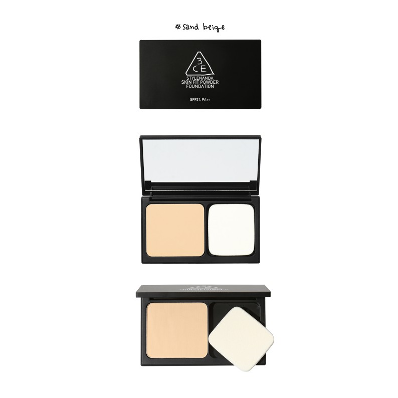 PHẤN PHỦ DẠNG NÉN [3CE] SKIN FIT POWDER FOUNDATION