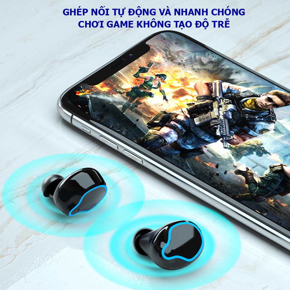 Tai nghe bluetooth M9, Tai nghe không dây âm thanh chất lượng cao phù hợp với nhiều dòng điện thoại | BigBuy360 - bigbuy360.vn