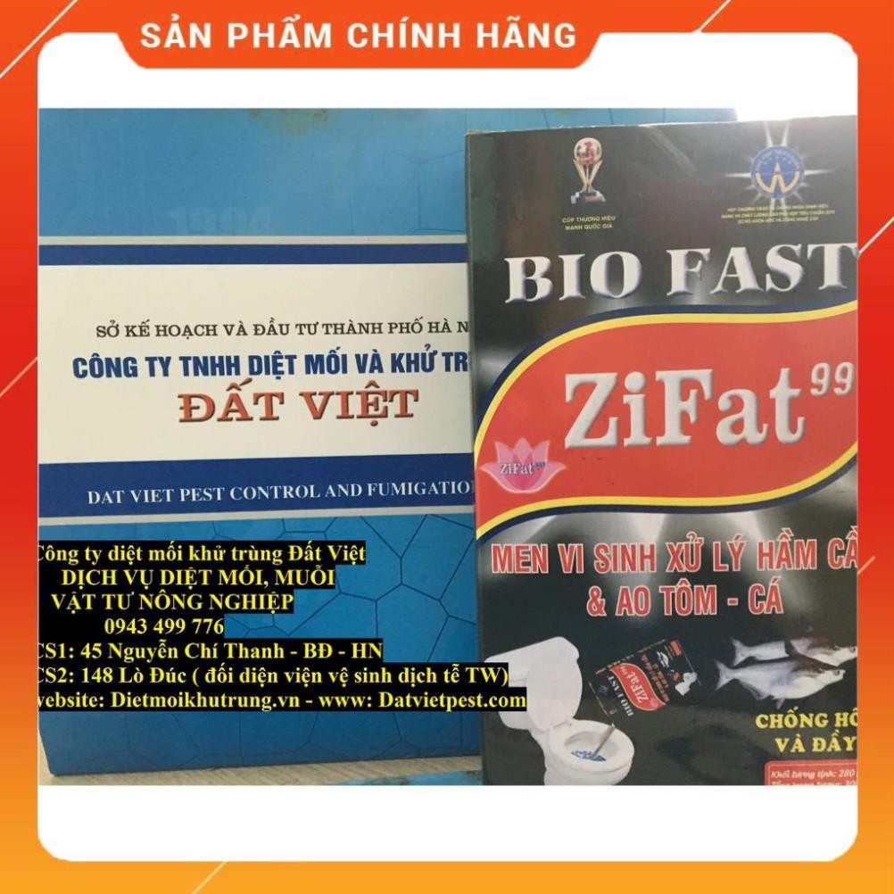 Men bể phốt, Men vi sinh Bio Fast Zifat 999 xử lý bồn cầu và ao nuôi tôm cá