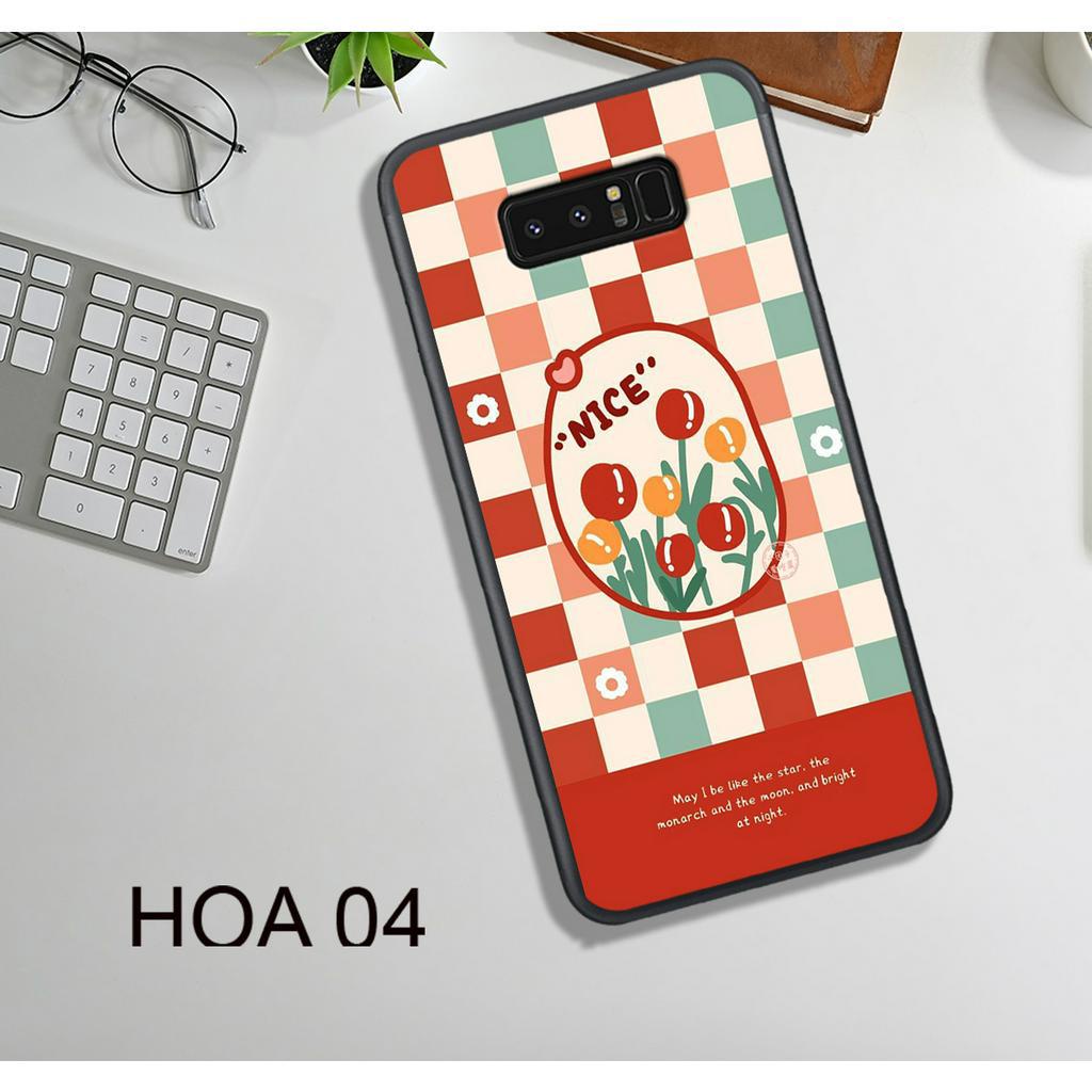 Ốp Lưng  Samsung NOTE 7/NOTE FE - NOTE 8 - NOTE 9 - NOTE 10 - NOTE 10 PLUS , In Hình HOA, Màu Sắc Bắt Mắt.
