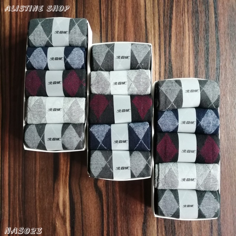 Combo 5 đôi - Vớ nam cao cấp hàng tất công sở, khử mùi - NAS023