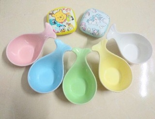 BÁT ĂN DẶM KIỂU NHẬT HÌNH ĐUÔI CÁ CHO BÉ
