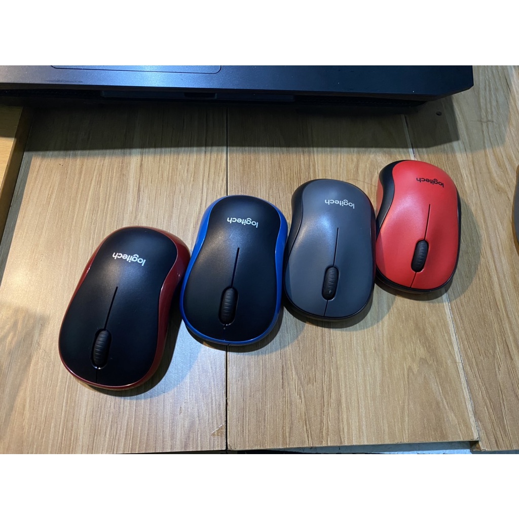 Chuột không dây Logitech M185 Wireless click siêu nhạy hàng chính hãng 2nd 95%