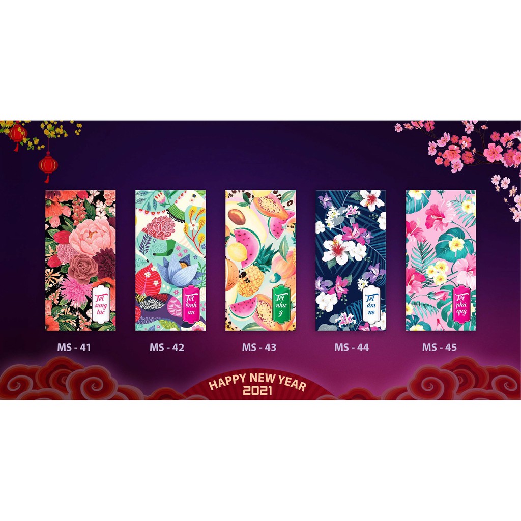 Set 30 Bao Lì Xì Tết 2021 đẹp nhiều mẫu hot ngẫu nhiên - Giá rẻ tận xưởng