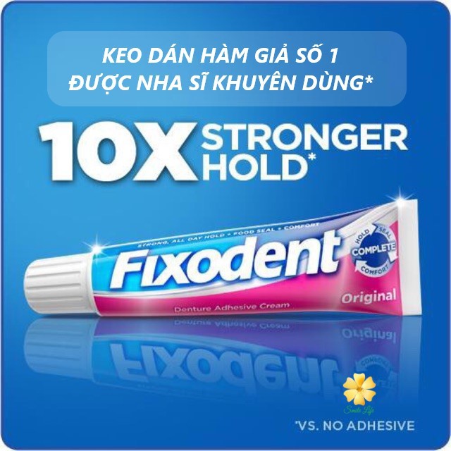 Fixodent ® 68g - Keo dán hàm giả số 1 thế giới