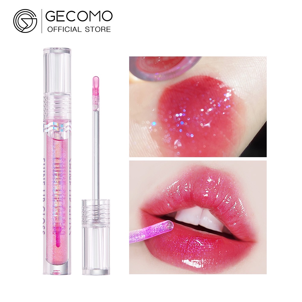 Son bóng GECOMO H7065 lâu trôi dưỡng ẩm giúp giảm đường viền môi 29g