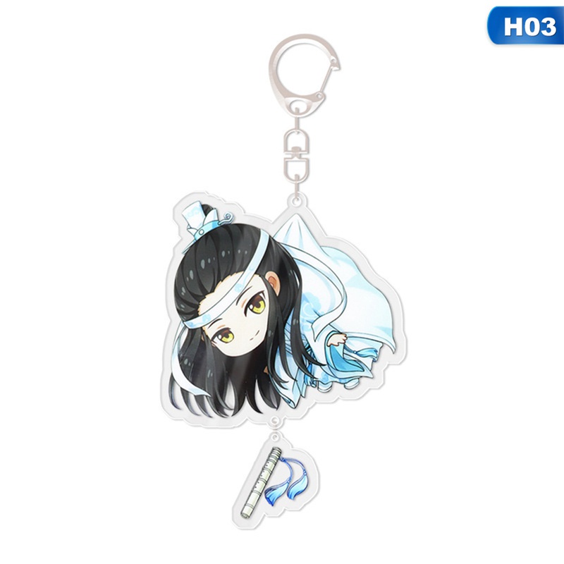 YGT Móc khóa acrylic hình The Untamed Chen Qing Ling Xiao Zhan Wang Yibo