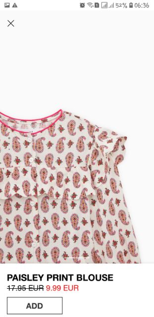 Áo sơ mi kiểu Zara