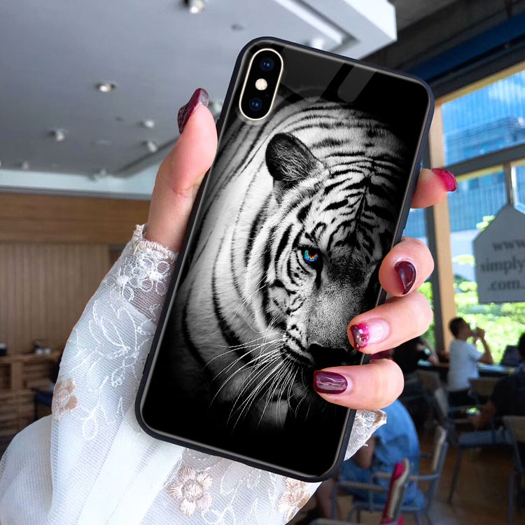 Ốp Lưng Iphone tráng gương Hình Hổ Báo Sư Tử_28 Retailsy 5/5s/6/6plus/7/8/7plus/8plus/x/xs/xs max/11/11pro max