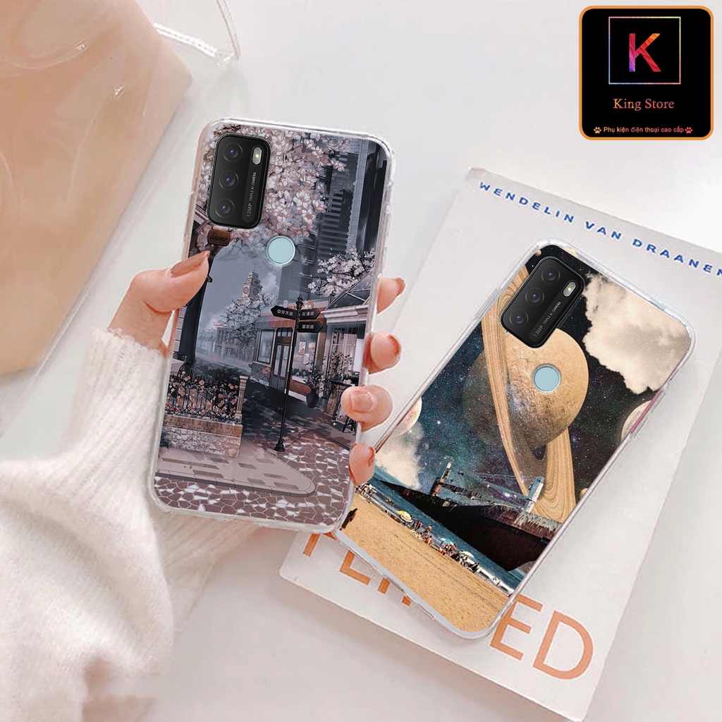 Ốp Lưng Vsmart Star 5 - Star 4 - Star 3 - Star in hình Phong cảnh ban đêm - Chất liệu Silicon cao cấp bảo vệ máy