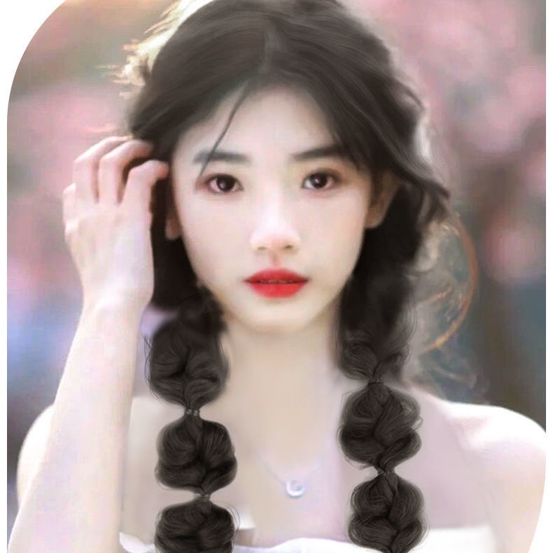 Bím Tóc Giả Thắt Bím Dễ Thương Cho Nữ