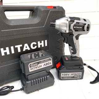 Máy khoan pin chuyên vit hitachii 108v không chổi than máy 2 pin 1 sạc