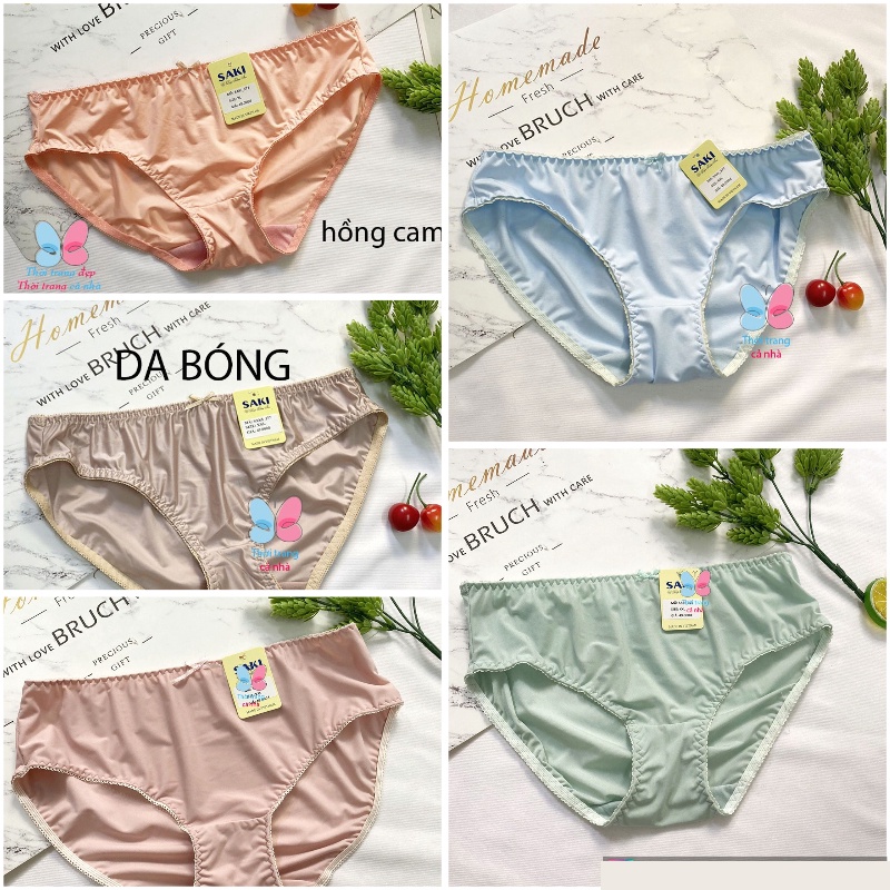 QUẦN LÓT NỮ THUN LẠNH TRƠN HÀNG VIỆT NAM SAKI - QLNU377