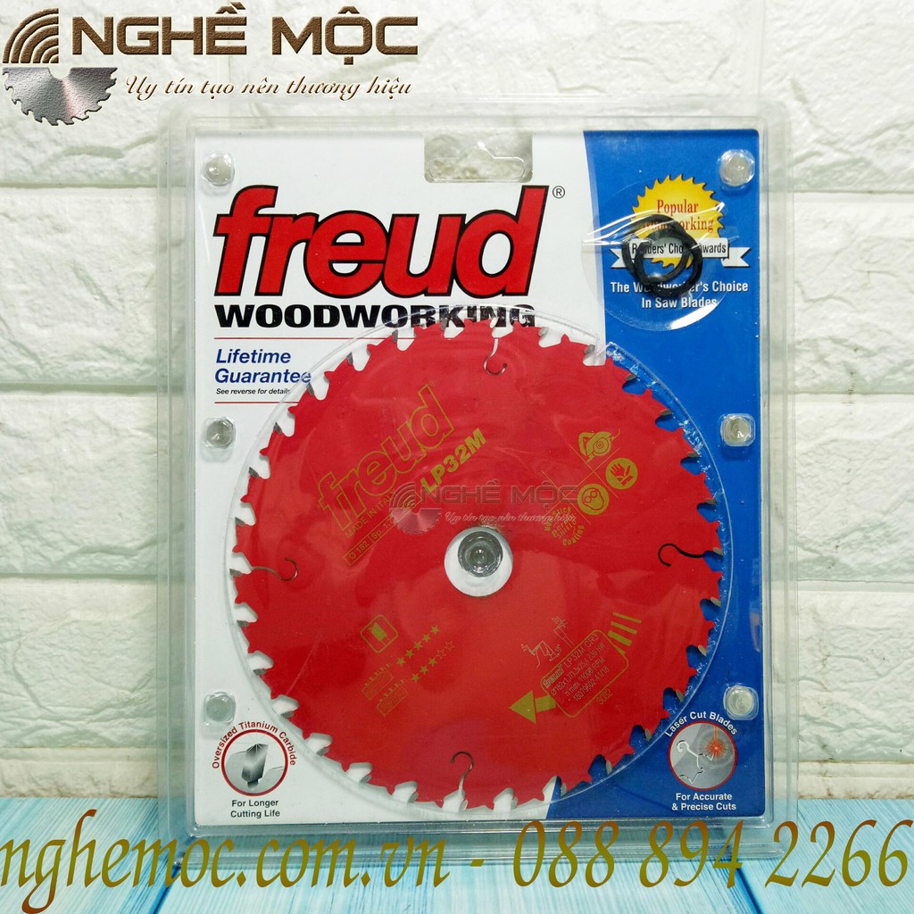 Lưỡi cưa gỗ Freud 182x30T - Nghề Mộc